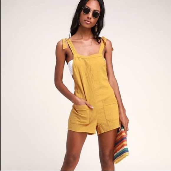 ★ Billabong Golden Cotton Short Overall - Picture 7 of 16